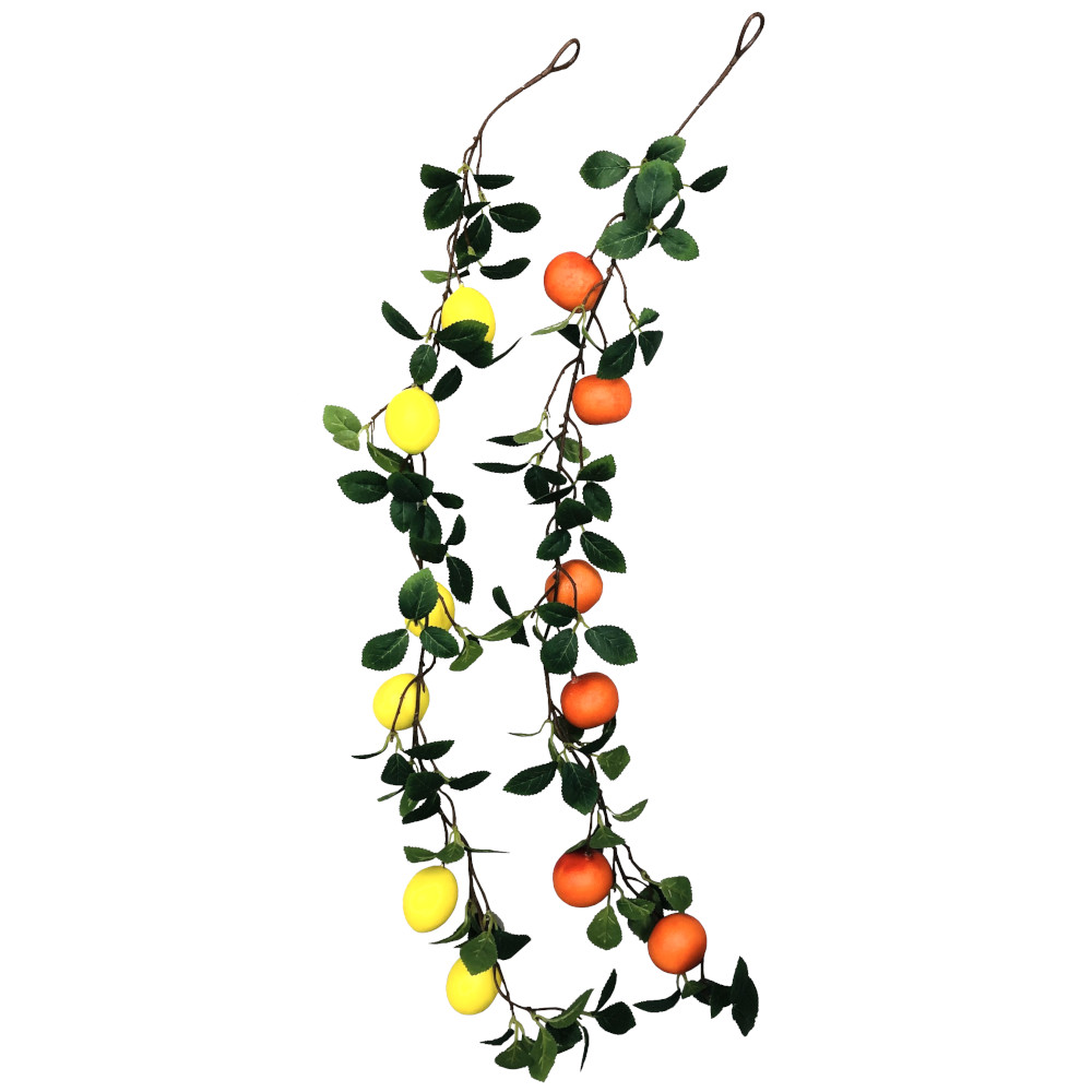 Fine guirlande citrons ou mandarines NOUVEAU