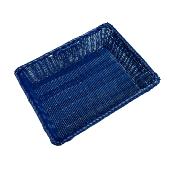 Manne poly bleu marine "TRESSAGE SOUPLE"
