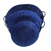 Van 60 poly bleu marine "TRESSAGE SOUPLE"