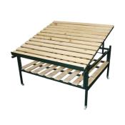 Table inclinée  GM 4 roues pivotantes 120x120xht. 67 cm