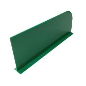 LE LOT [10 séparateurs altuglas vert 40xht. 9 cm] OFFRE SPÉCIALE