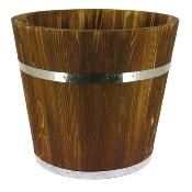 NOUVEAU  Tonneau Pin effet brulé Ø 45xht. 40