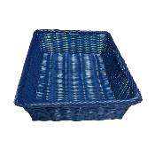 Manne poly bleu marine "TRESSAGE SOUPLE"