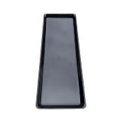 Platerie Altuglas noir : Plat 50x17,5xht. 1,7 cm