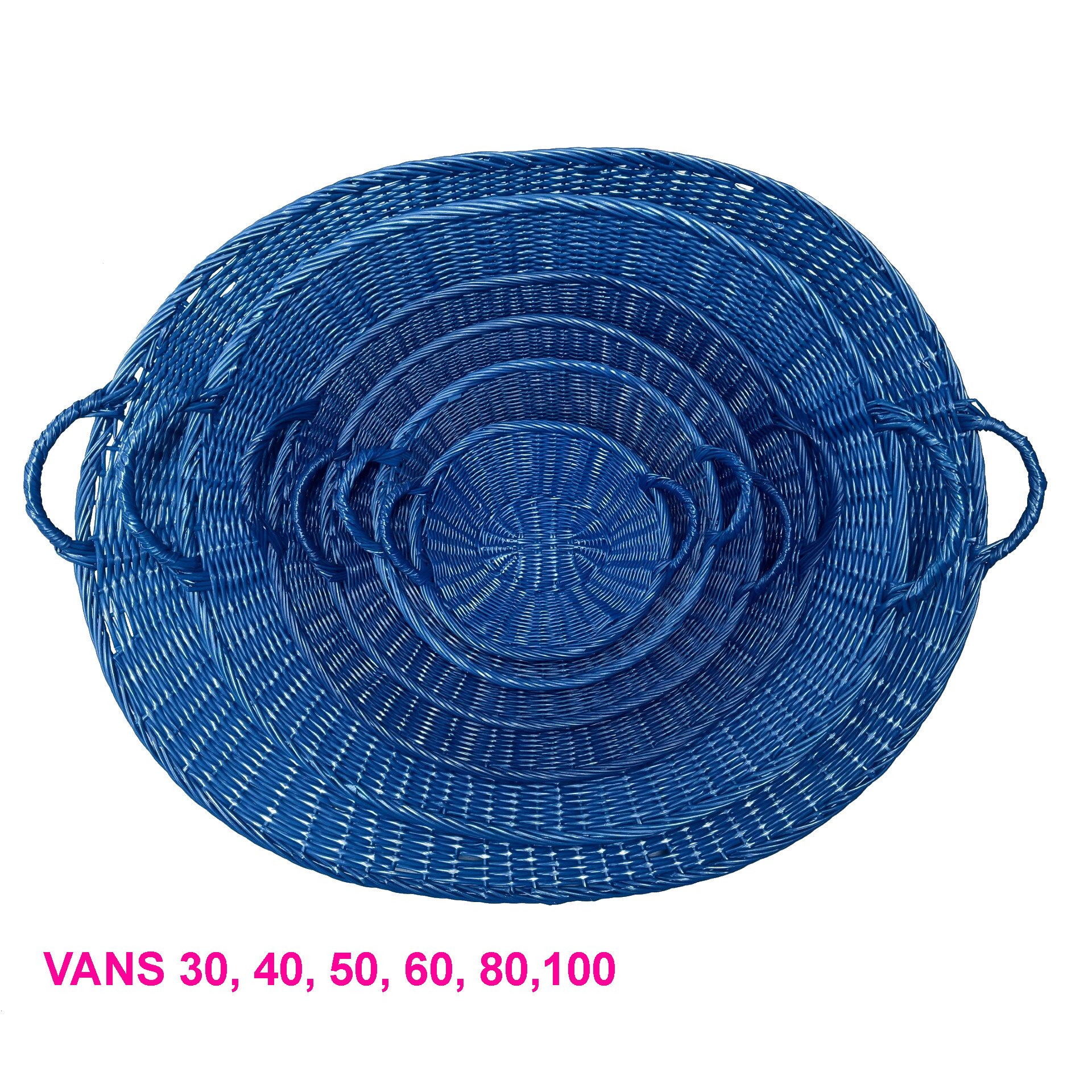 Vans poly bleu marine 5 tailles disponibles "TRESSAGE SOUPLE" 