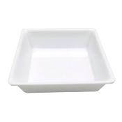 Platerie Altuglas blanc : Bac carré ht. 5,5 cm