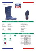 Équipement : Bottes Baudou "Tzar" bleu