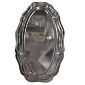 Platerie Inox : Le lot [ 5 Plats inox "Louis IX" ] 
