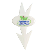 Mini-flèche 20 cm "NOS PRODUITS LOCAUX"